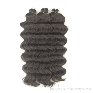 distributor wholesale deep wave hair braid products kenya crochet braid hair extension 3x ocean wave